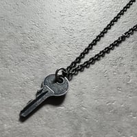 Aged Reversible Key Necklace