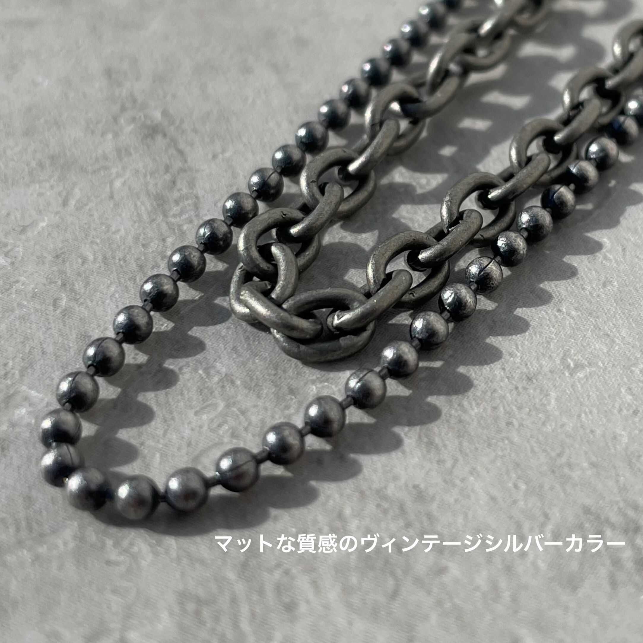 Vintage Style Double Chain Necklace | 1ROOM TOKYO