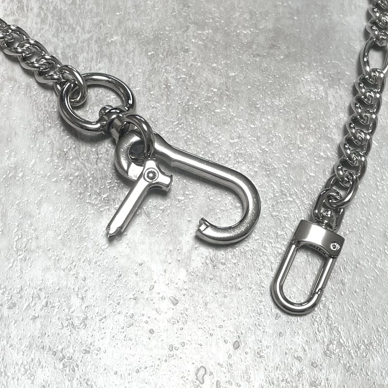 2Way Figaro Wallet Chain Necklace | 1ROOM TOKYO 2Way Figaro Wallet Chain Necklace | 1ROOM TOKYO
