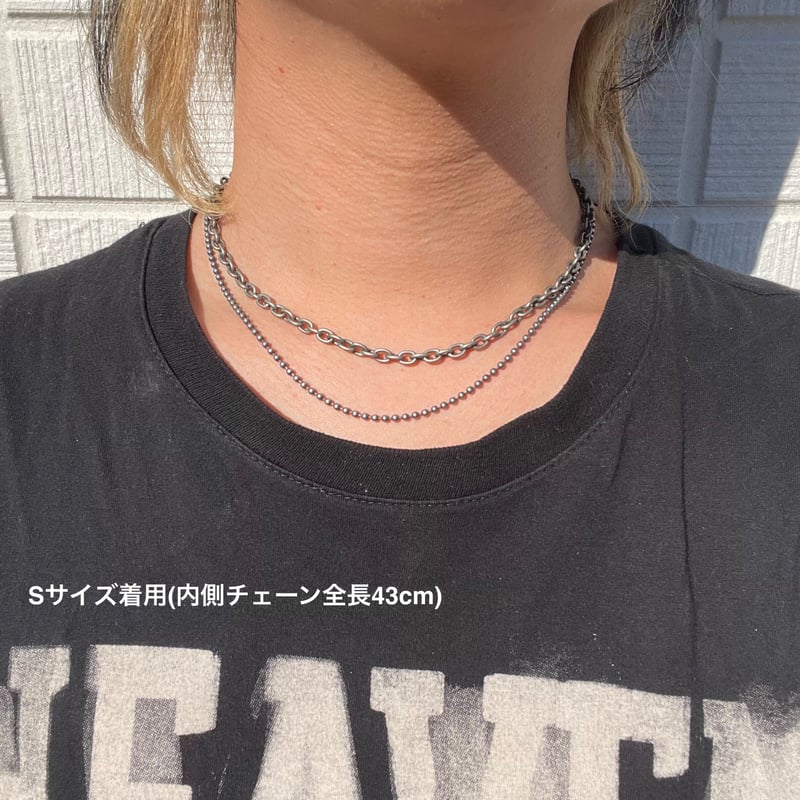 Vintage Style Double Chain Necklace | 1ROOM TOKYO