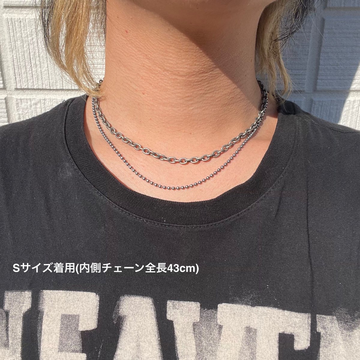 1room tokyo ネックレス Vintage Style Double Chain Necklace | 1ROOM TOKYO