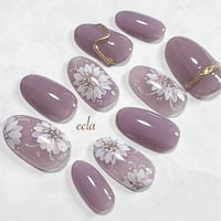 ［084］奥行きフラワーネイル
