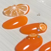 ［023］オレンジネイル