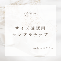 サイズ確認用ネイルチップ
