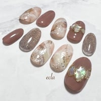 ［091］ニュアンス大理石ネイル