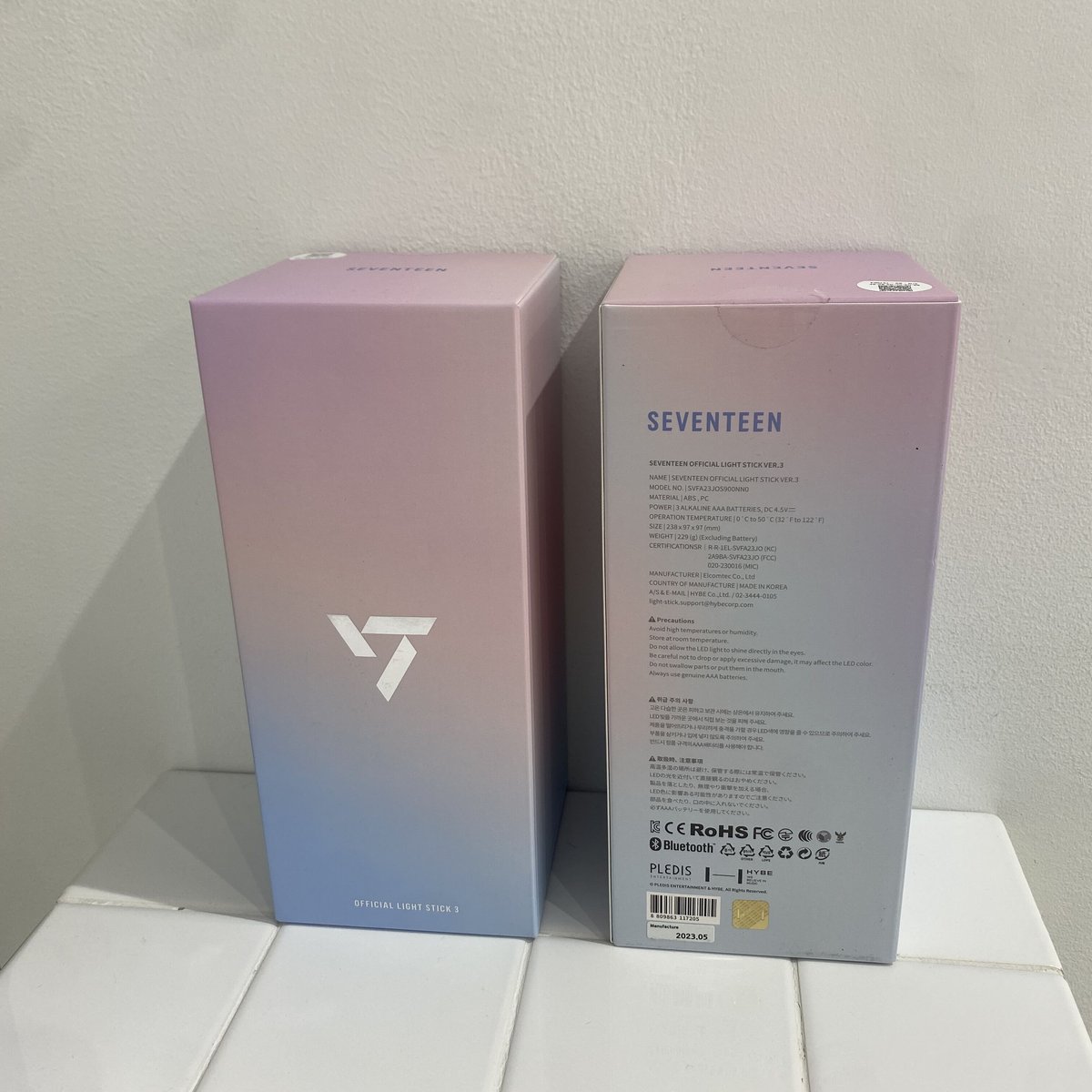SEVENTEEN LIGHT STICK 公式ペンライトVER.3 新品未開封 新品未開封】SEVENTEEN ペンライト ver3｜Yahoo!フリマ（旧
