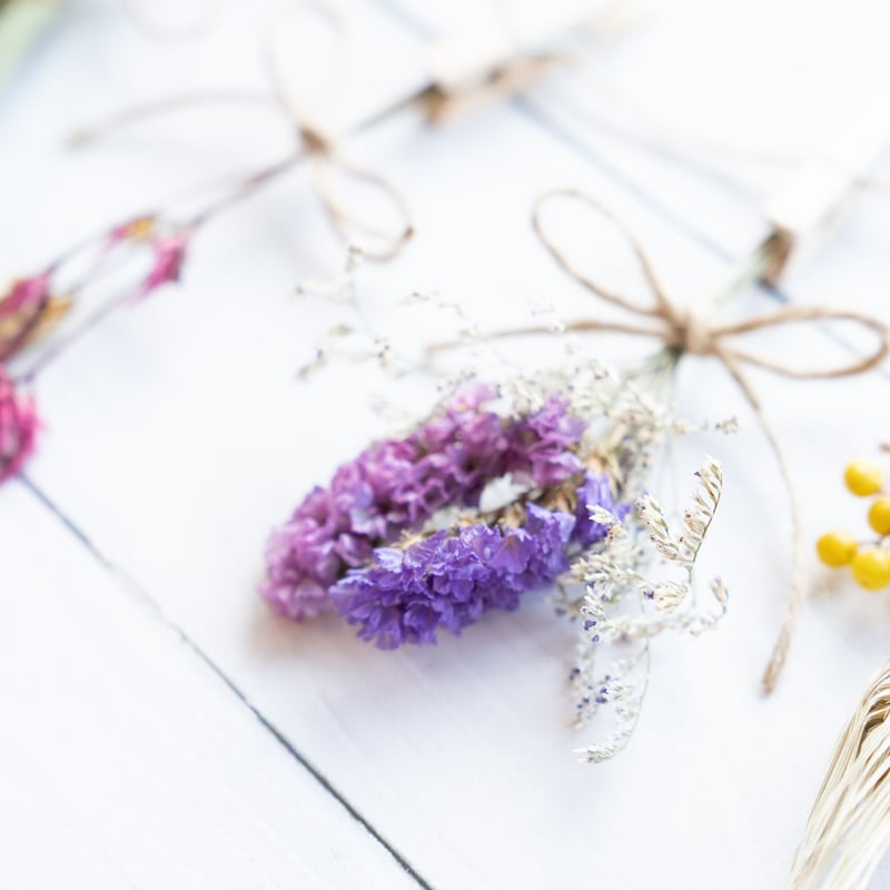 秋色・ハロウィン ドライフラワー ガーランド no.7 | Yu and Naomi 