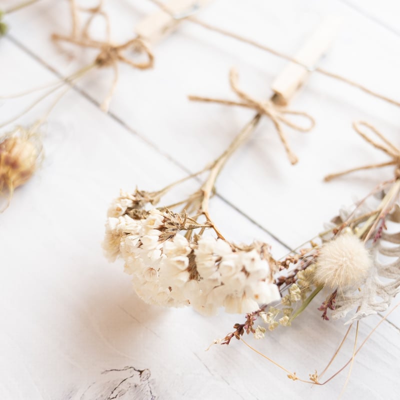 ハーブを楽しめる ドライフラワー ガーランド no.3 | Yu and Naomi