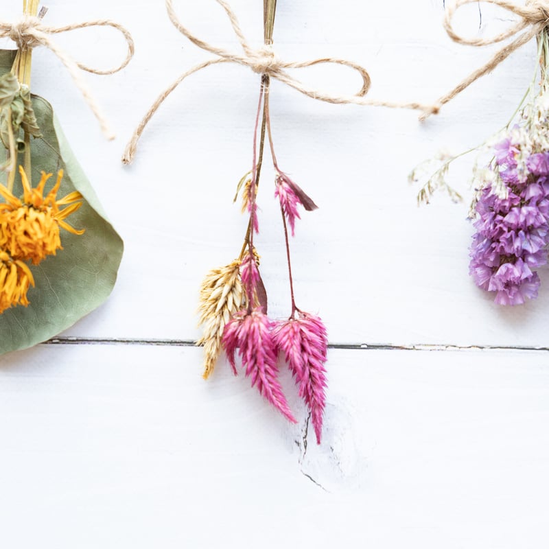 秋色・ハロウィン ドライフラワー ガーランド no.7 | Yu and Naomi 