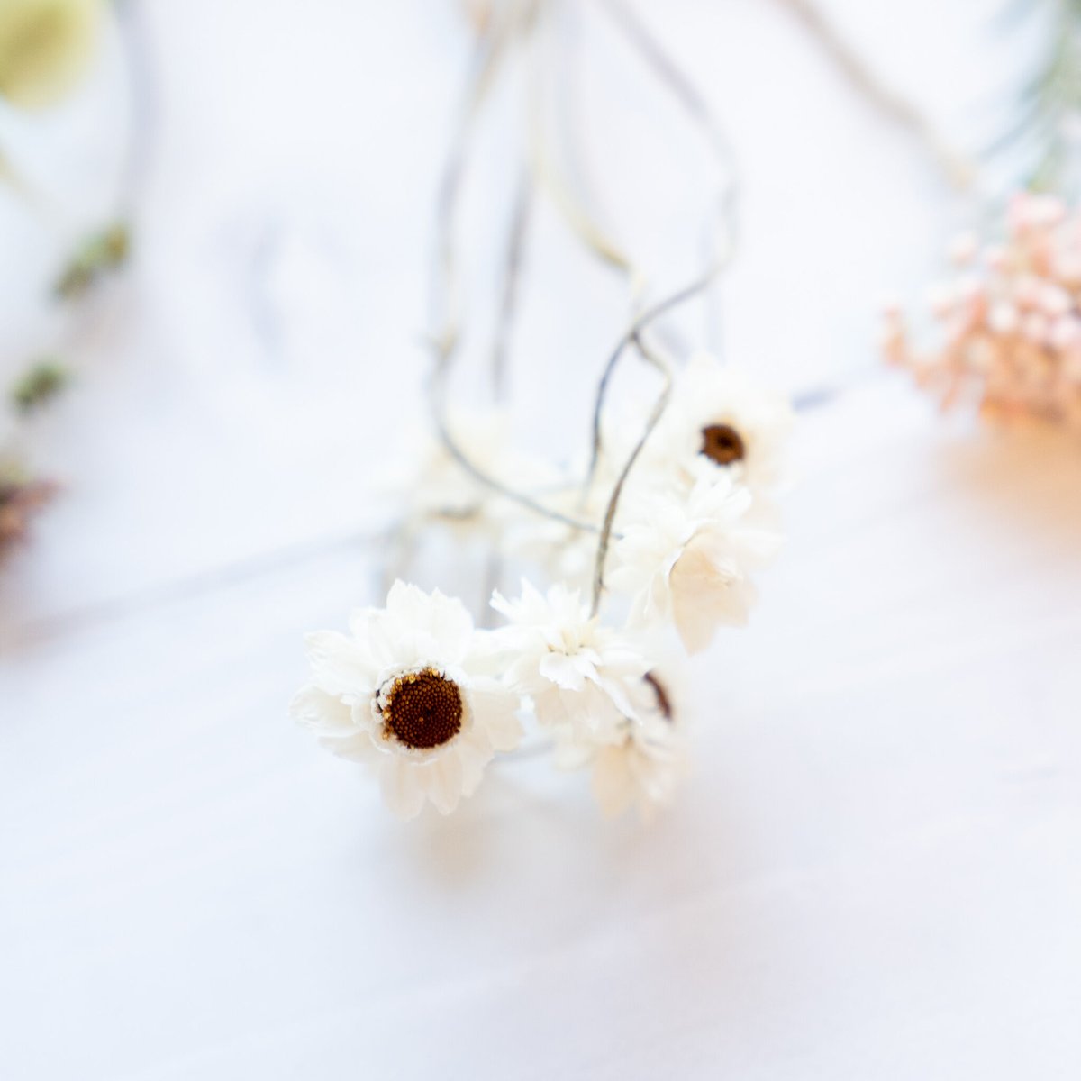 No.203d♡秘密の花園♡ドライフラワーのガーランド♡7点セット♡ hq720