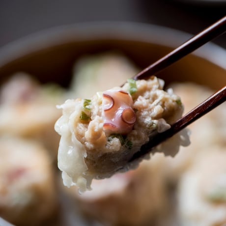 【ギフトボックス入り】餃子屋満園 特大タコエビ焼売 10個入り