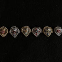 HEART MOTIF EMBROIDERY RING