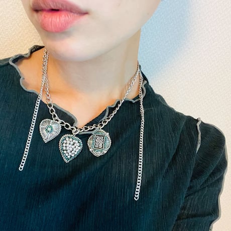 THREE MOTIF NECKLACE