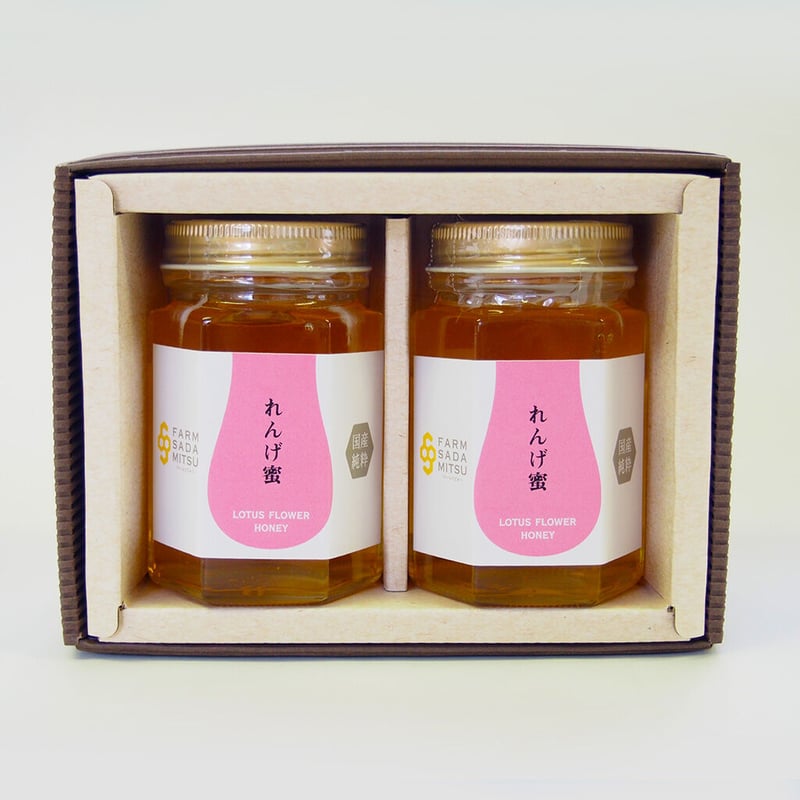 れんげ蜜(純国産レンゲはちみつ)180g 2本セット(化粧箱入り れんげ蜜(純国産レンゲはちみつ)180g 2本セット(化粧箱入り