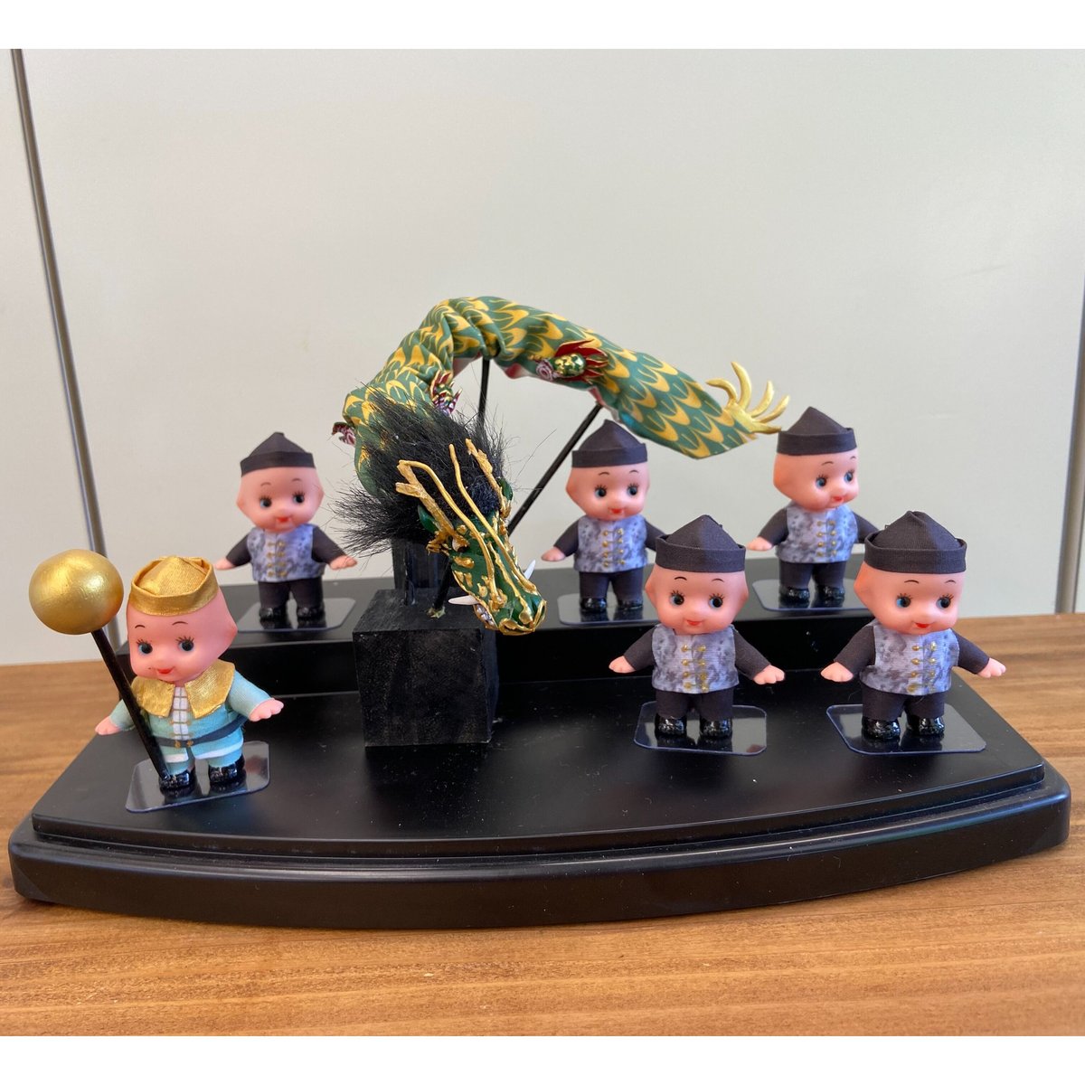 長崎巧芸　長崎くんち　龍踊り　置物 置物 日本人形 長崎くんち 龍踊り じゃ踊り お土産 インテリア