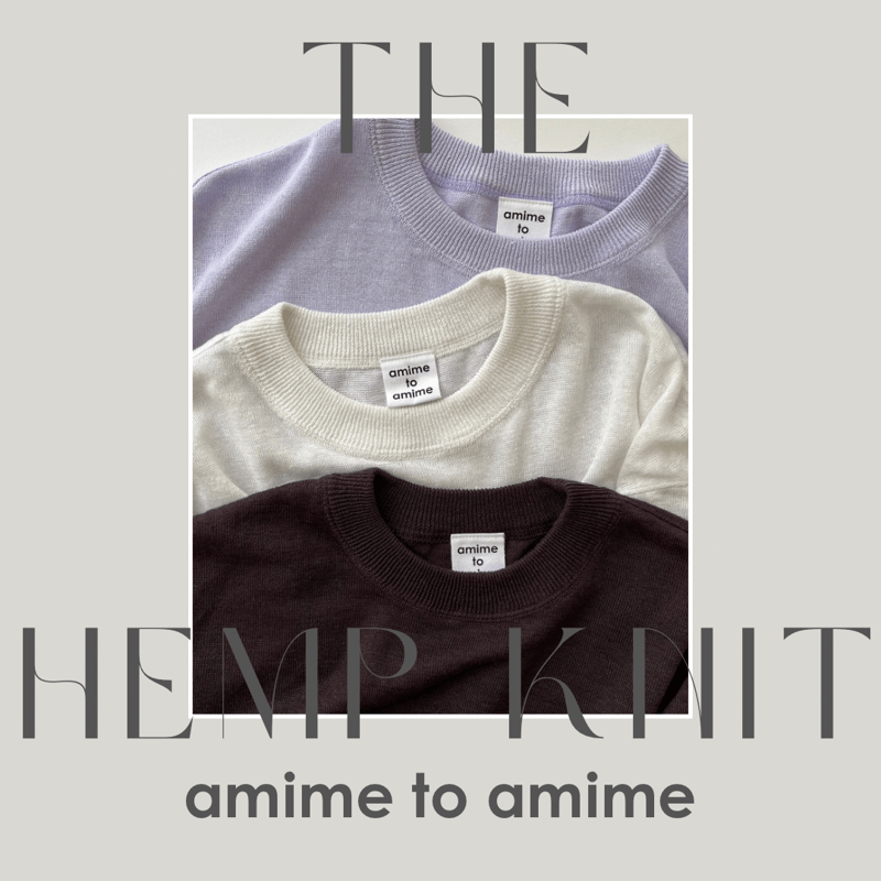 Hemp knit TEE shirt | amime to amime