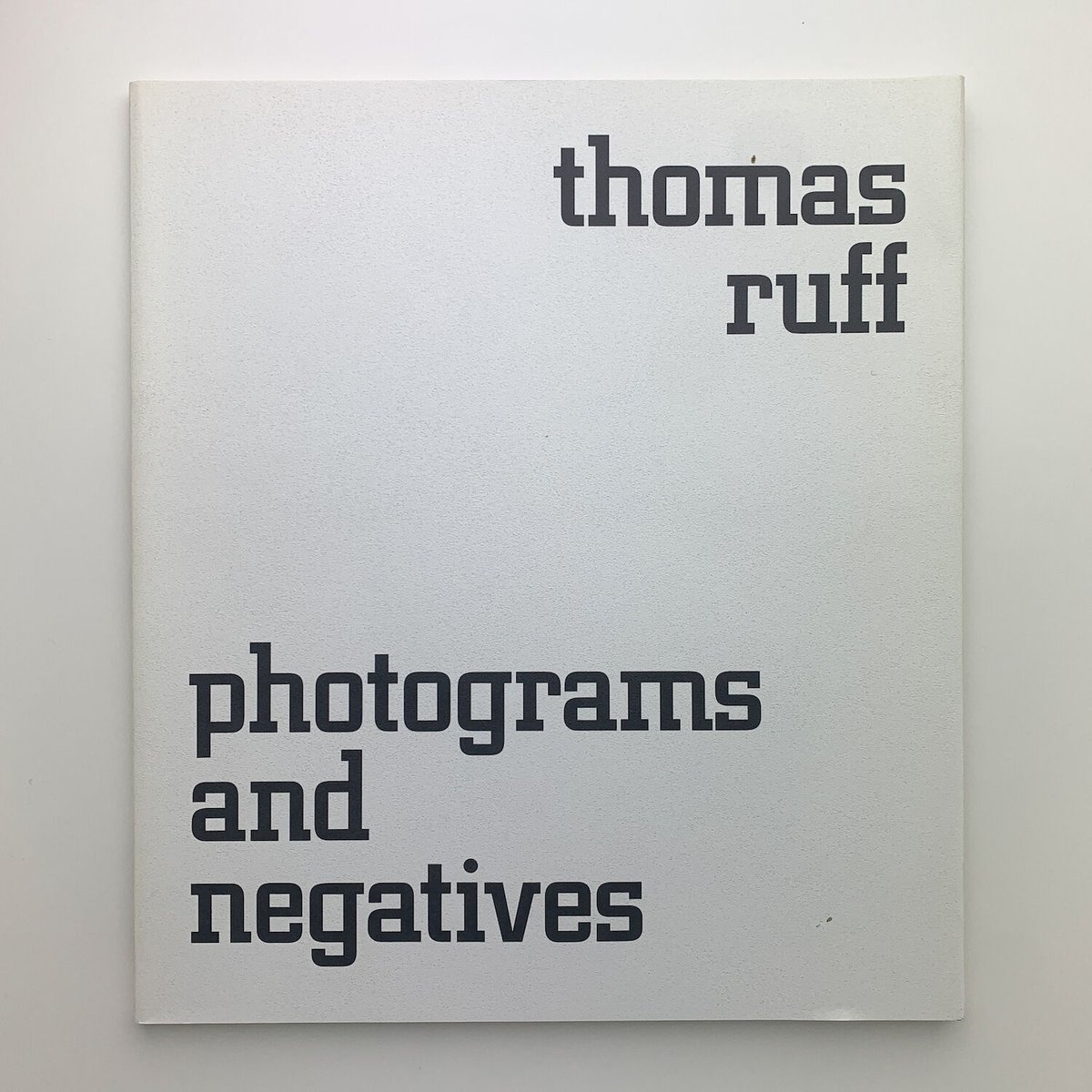 Photograms And Negatives｜Thomas Ruff | 玄玄書林
