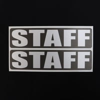 自分の服が「スタッフTシャツ」に早変わり！　1シート（2枚組み）