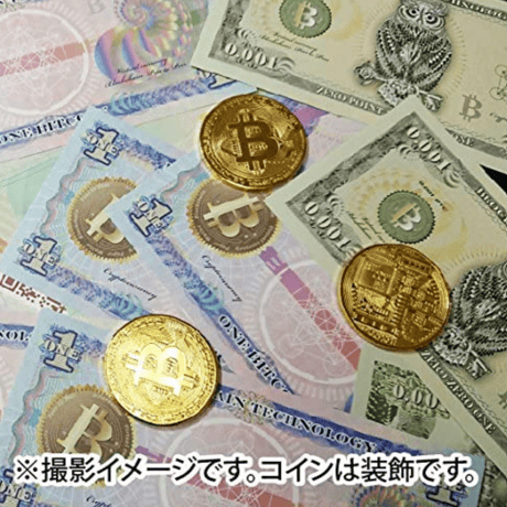 仮想通貨（模擬紙幣）1ビット札 24枚