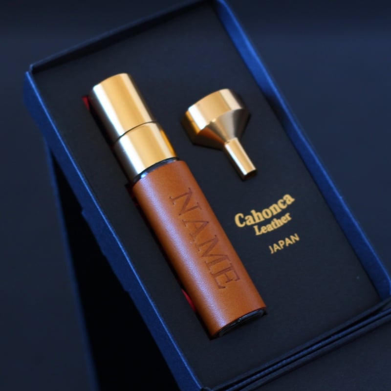 ガラス製アドマイザー5ml 本革巻（名入れ無料） | Cahonca Leather