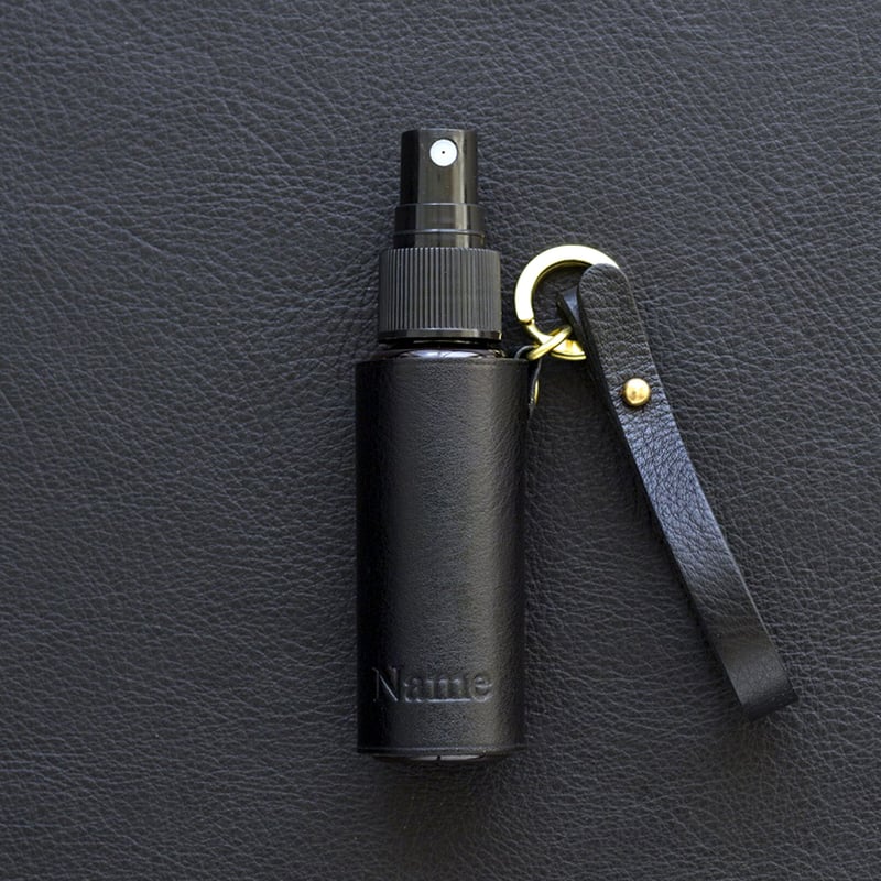 本革スプレーボトルカバー（名入れ無料） | Cahonca Leather