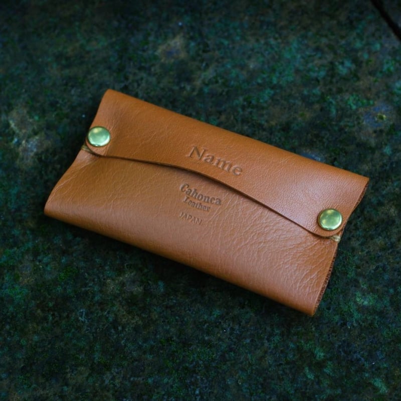本革 ミニポケットティッシュカバー | Cahonca Leather