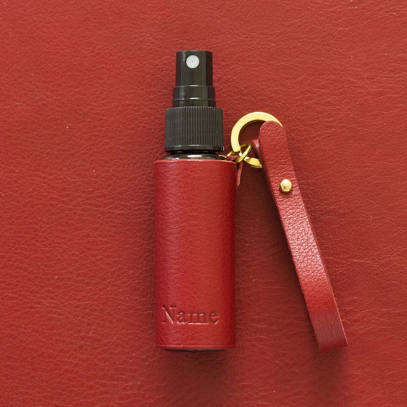 本革スプレーボトルカバー（名入れ無料） | Cahonca Leather
