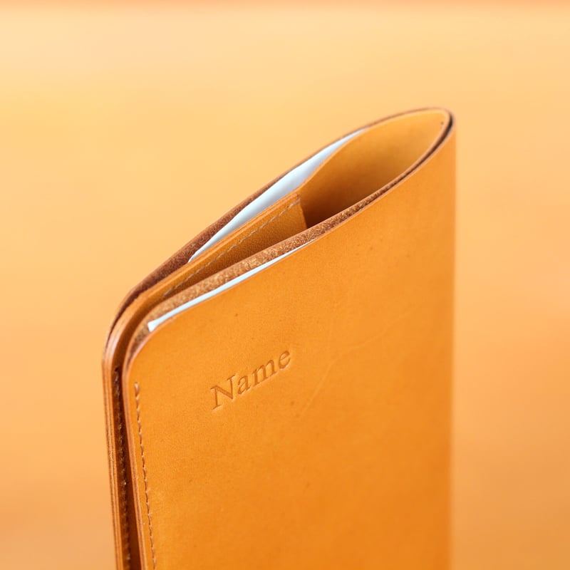 本革パスポートケース(名入れ無料) | Cahonca Leather