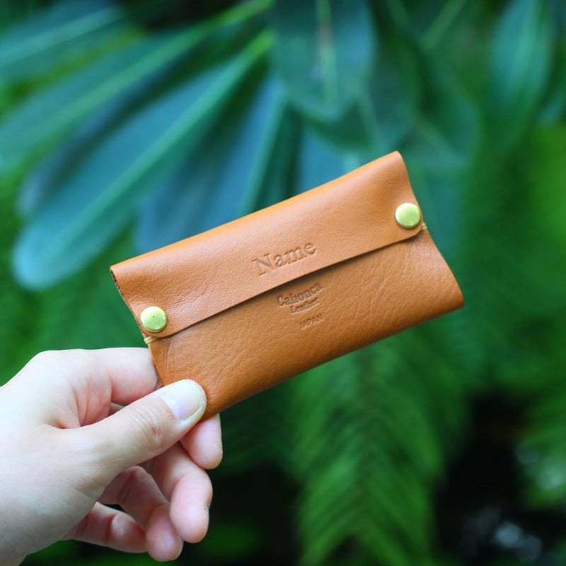 本革 ミニポケットティッシュカバー | Cahonca Leather