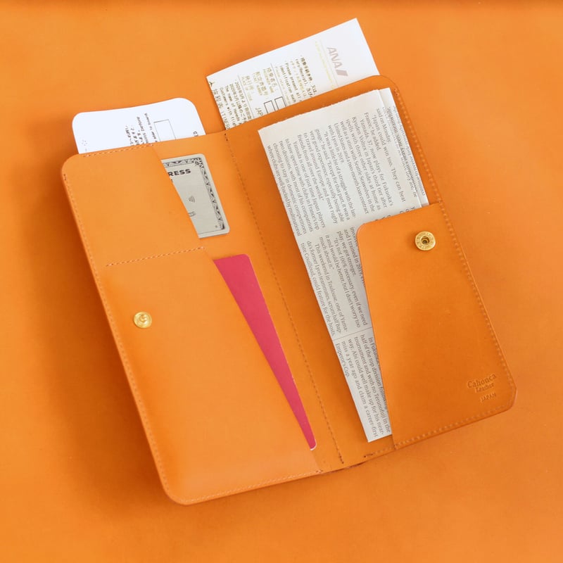 本革パスポートケース(名入れ無料) | Cahonca Leather