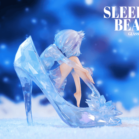 【予約販売：2025年12月 お届け予定】WEARTDOING Sleeping Beauty-Glass Slipper Fairies-White「水晶少女：氷の夢」【コレクションフィギュア】