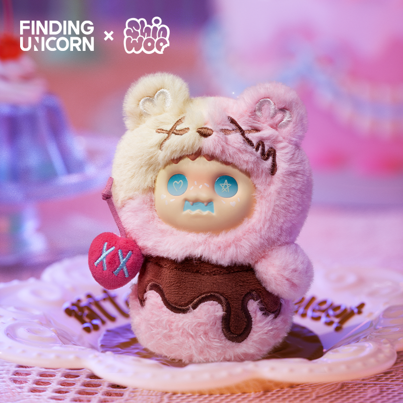 現品販売】FINDING UNICORN x Shinwoo 「忘却デザート屋」ぬいぐるみ