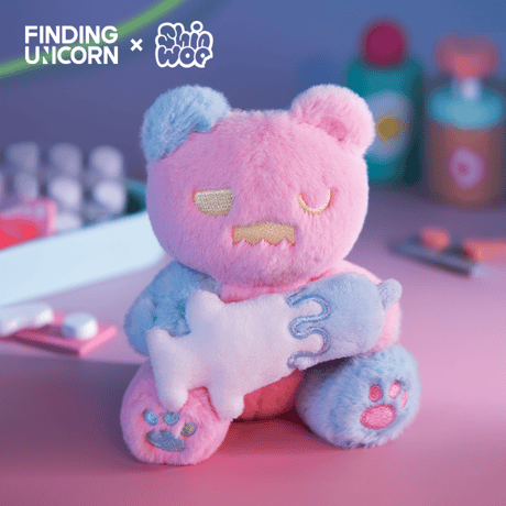 【予約販売：6月上旬～7月上旬 お届け予定】FINDING UNICORN x Shinwoo 「Ragbear Clinic: くまくま診療所」 ぬいぐるみキーホルダーシリーズ