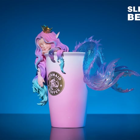 【現品販売】WeArtDoing WF限定 Sleeping Beauty-Coffee Fairies-Berry Slushie「眠れる美女：ベリースムージー」【コレクションフィギュア】