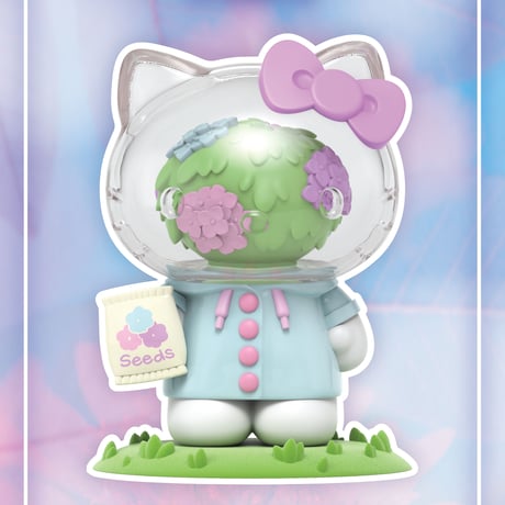 【予約販売：5月前半 お届け予定】MIGHTY JAXX サンリオ(Sanrio)「 Azuma Makoto：ハローキティと花」トレーディングフィギュア シリーズ