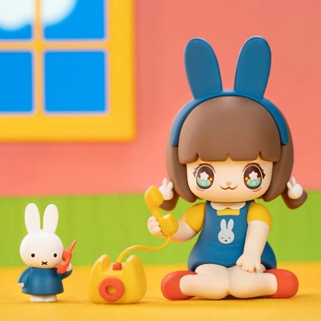 【予約販売：9月下旬～10月下旬 お届け予定】52TOYS KIMMY&MIKI x Miffy ミッフィー 「新しい友達」シリーズ