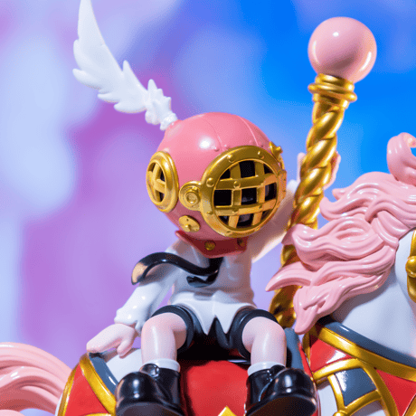 【現品販売】Sank Park-Merry-Go-Round-Pink「カルーセル：ピンク」【コレクションフィギュア】