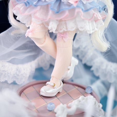 【予約販売：6月～7月頃 お届け予定】「甘絨のショーウィンドウ」ウィッグ着用＆入れ目顔タイプ 3頭身BJDブラインドドールシリーズ