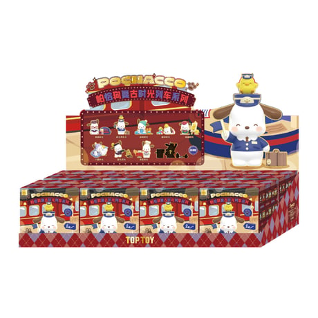 【予約販売：4月中旬〜年5月中旬 お届け予定】TOPTOY x サンリオ(SANRIO)「ポチャッコ：レトロな時間列車」シリーズ