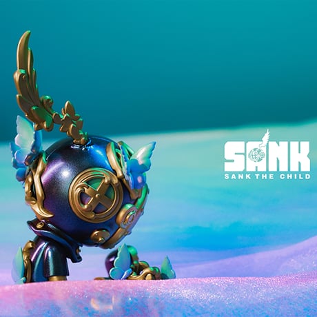 【予約販売：2025年2月中 お届け予定】Sank Good Night Series：Butterfly-Blue「幻蝶：月神(青/金)」 【コレクションフィギュア】