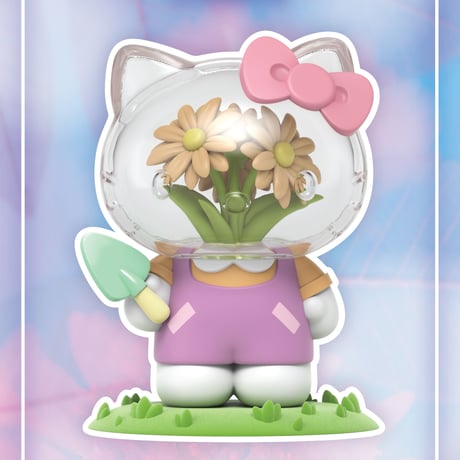 【予約販売：5月前半 お届け予定】MIGHTY JAXX サンリオ(Sanrio)「 Azuma Makoto：ハローキティと花」トレーディングフィギュア シリーズ