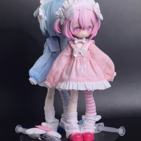 【現品販売】悸動瞬息 「一万回の脱出計画」期間限定 月眠(ピンク/色違い) 「離夢」単品ドール【アクションフィギュア】