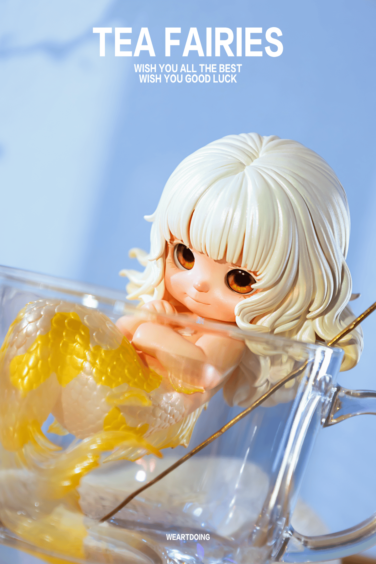 予約販売：5月中 お届け予定】WeArtDoing Tea Fairies-White「鯉姫...