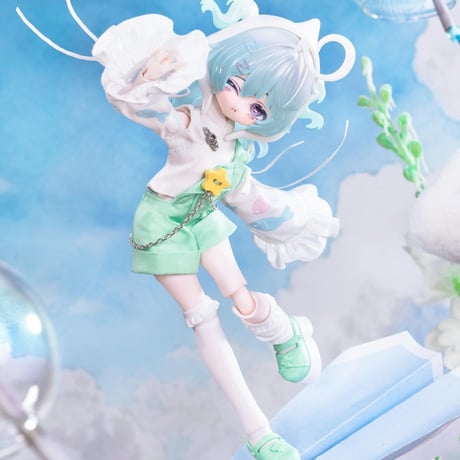 【現品販売】COME4FREE 「 MINTY(ミンティ)：運勢おみくじの精霊」BJDブラインドドール シリーズ