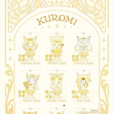 【現品販売】TOPTOY x サンリオ(Sanrio) 「クロミ：天使」 トレーディングフィギュア シリーズ