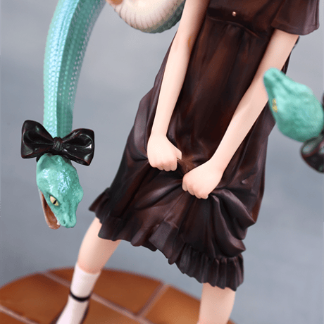 【予約販売：2026年10月～11月 お届け予定】＜送料無料 & 特別価格＞WEARTDOING x よしおか 「メデューサちゃん：翠蛇」  【コレクションフィギュア】