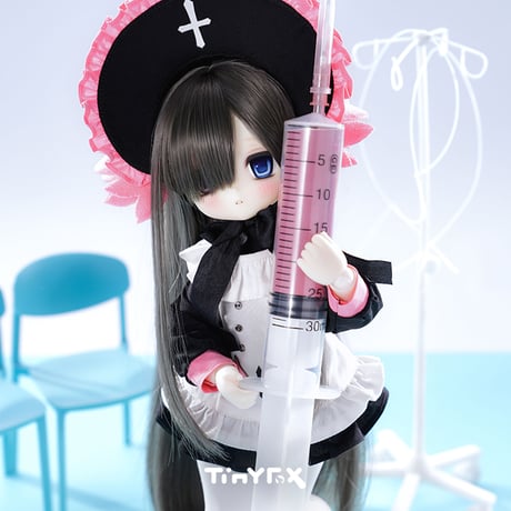 【予約販売：2025年2月以後 お届け予定】※当店限定選び特典付き※ TinyFox ウーパールーパー看護師 ルーシー(LUCY)  1/6スケールMJDドール 【フルセット】