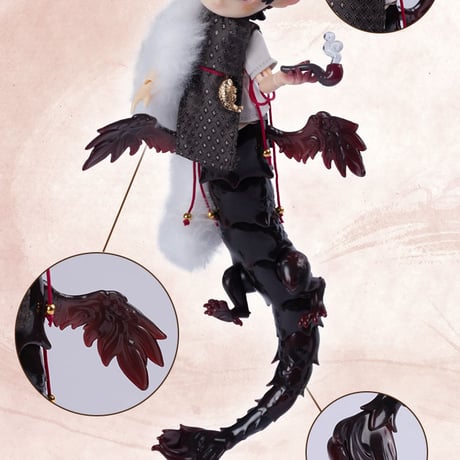 【現品即納】PENNY'S BOX x DOLLZONE「ADOU(アドゥー)＆ALU(アリュー)：龍と出会い夢」BJDブラインドドール シリーズ
