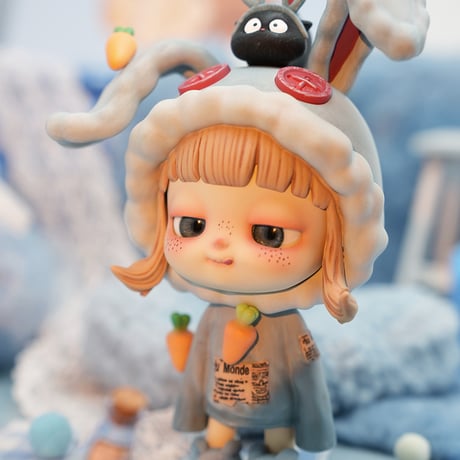 【予約販売：2月中旬～3月中旬 お届け予定】卓兔Studio「シンシン」初代：うさぎちゃん（ブルー）　ビックフィギュア【コレクションフィギュア】