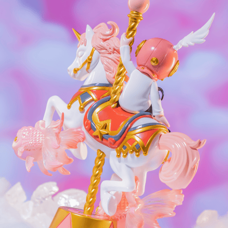 【現品販売】Sank Park-Merry-Go-Round-Pink「カルーセル：ピンク」【コレクションフィギュア】